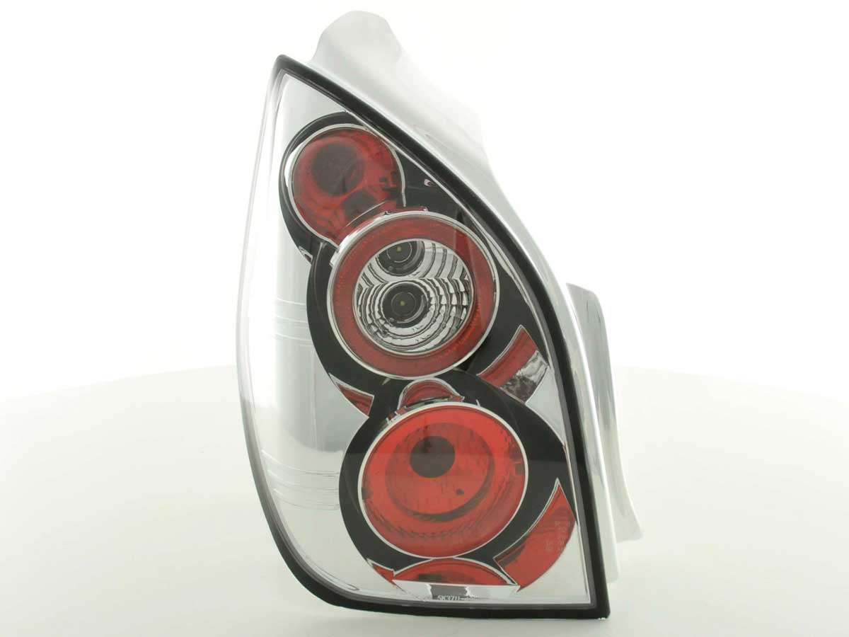Rückleuchten Set Citroen C2 Typ J HFX J KFV J 8HX J NFU 03- chrom Rückleuchten Set Citroen C2 Typ J HFX J KFV J 8HX J NFU 03- chrom